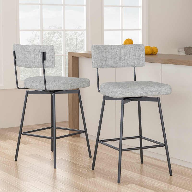 Wayfair stools with backs sales